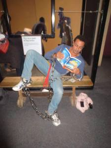 Chained down by the Author!